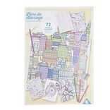 Livre de coloriage pour adulte A4 de 72pages 29,7x21cm