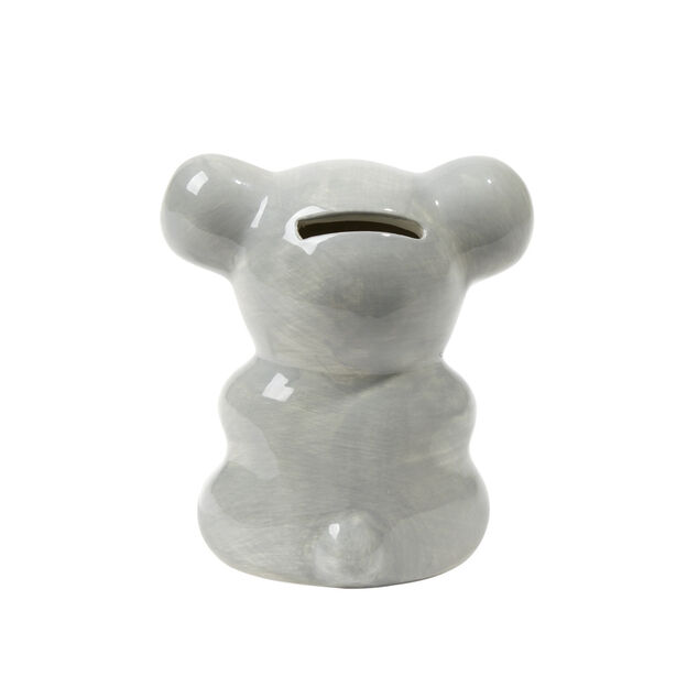Tirelire forme koala en c&eacute;ramique 10x8,5xH11cm