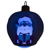 Boule de No&euml;l XL gonflable LED lumineuse P&egrave;re No&euml;l rouge &Oslash;60cm