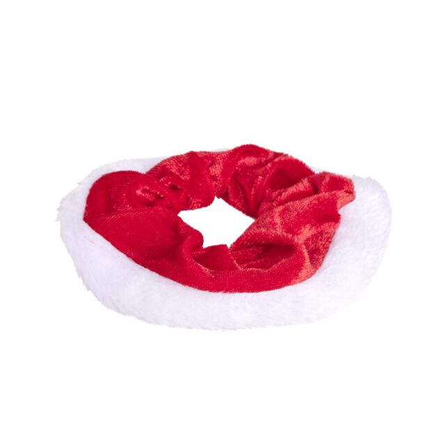 Chouchou de No&euml;l rouge et blanc