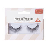 Faux cils pr&eacute;-coll&eacute;s 1 paire