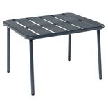 Table basse de jardin Fun m&eacute;tal gris