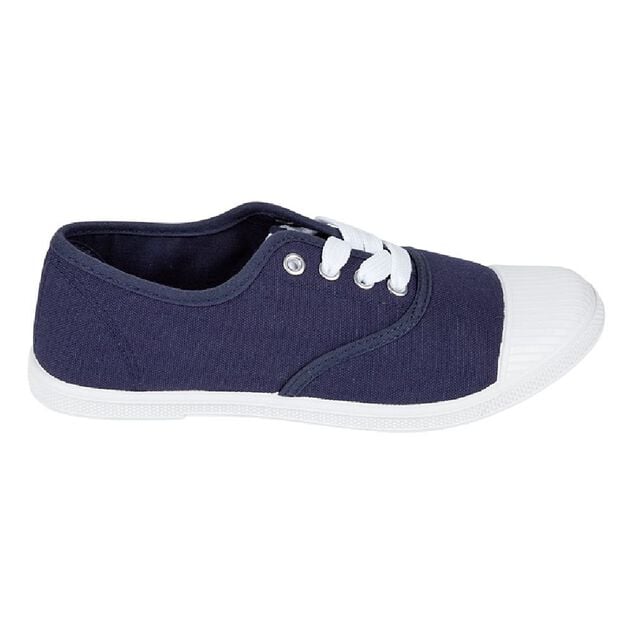 Chaussures en toile de coton bleu marine t 36