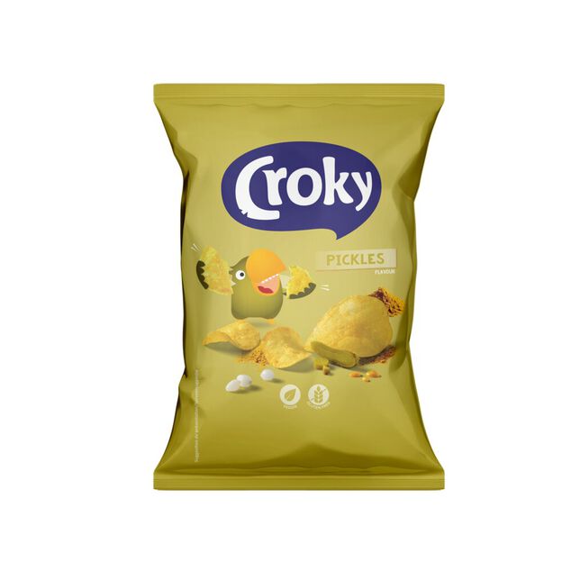 Chips cornichons Pickles Croky 150gr