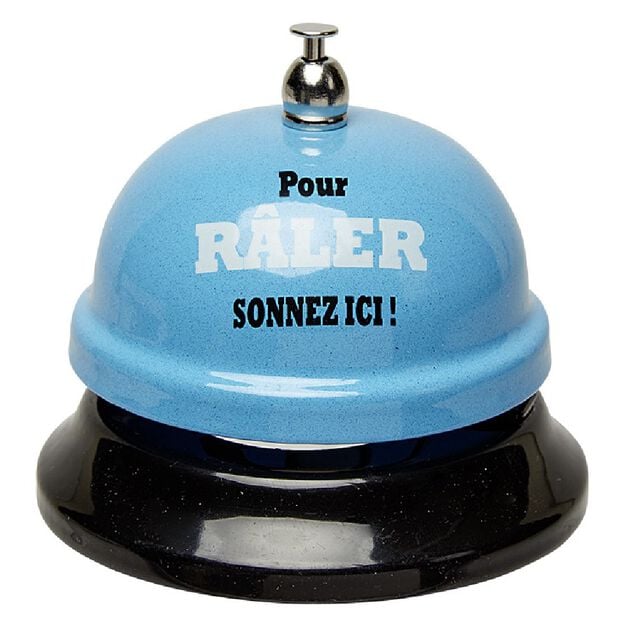 Sonnette de r&eacute;ception avec message humoristique