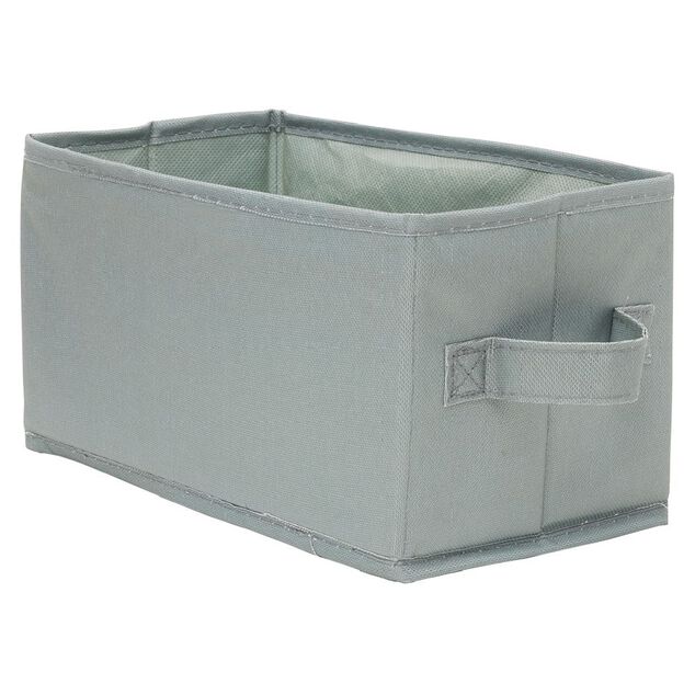Panière de rangement Box Cube vert 29x15xH15cm