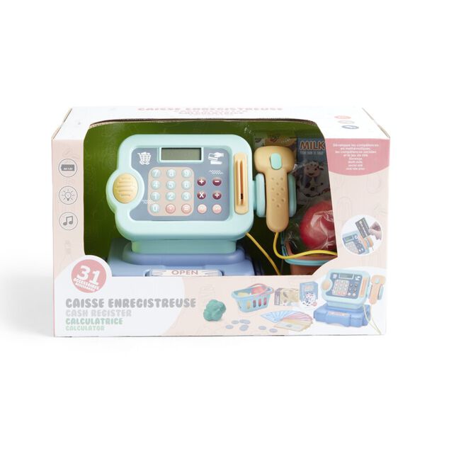 Caisse enregistreuse sonore et lumineuse 31 accessoires