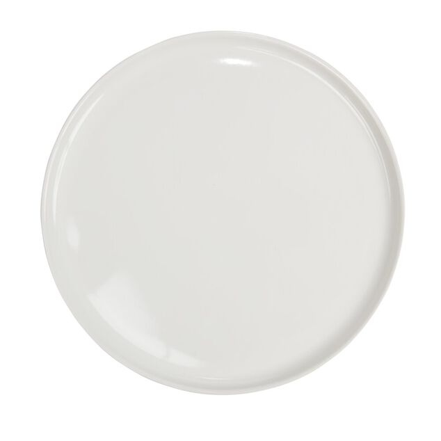 Assiette plate ronde porcelaine blanc Nordic &Oslash;28cm