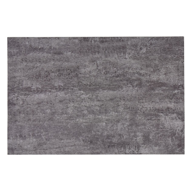 Set de table restangulaire plastique effet ciment gris