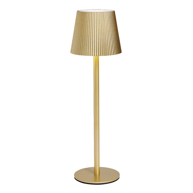 Lampe de table Talli USB tactile jaune &Oslash;11xH37cm