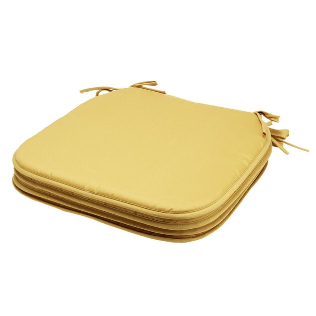 Galette de chaise carr&eacute;e 38x38cm 4 pi&egrave;ces (4 mod&egrave;les)