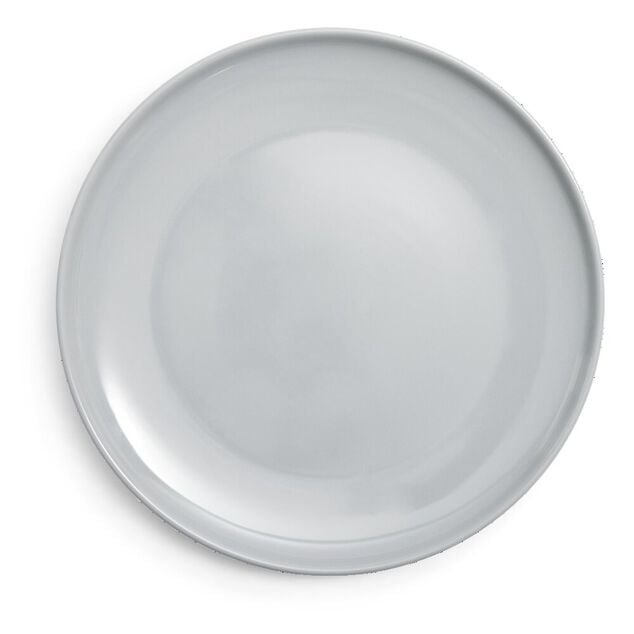 Assiette plate Oslo gr&egrave;s gris &Oslash;27cm