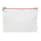 Trousse cosm&eacute;tique en plastique blanc 16x22xH16cm