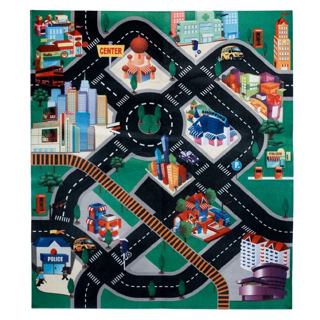 Tapis de jeu avec 2 vehicules