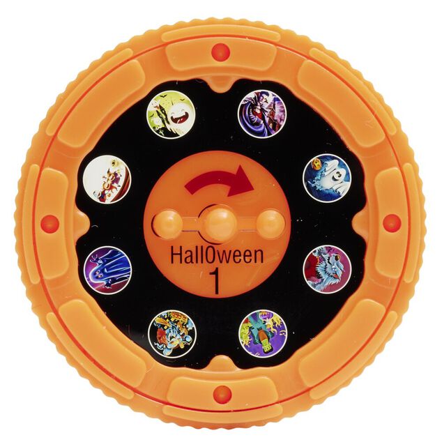 Lampe torche Halloween mini projecteur 3 disques 24 sc&egrave;nes