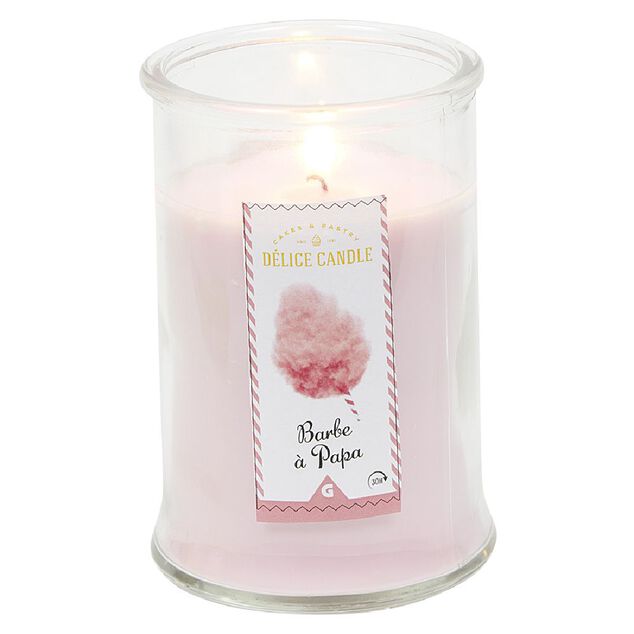 Bougie senteur Barbe &agrave; papa