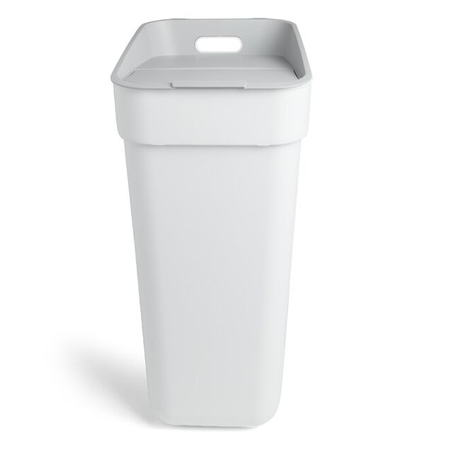 Poubelle de tri blanche 30L
