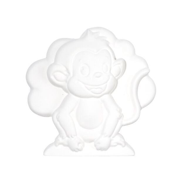 Lot de 3 figurines &agrave; peindre th&egrave;me savane - Peinture et pinceau inclus