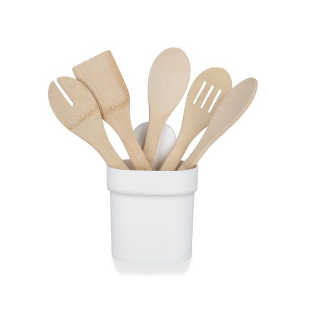 Pot de rangement plastique avec ventouse 12,5xH18,5cm (2 mod&egrave;les)