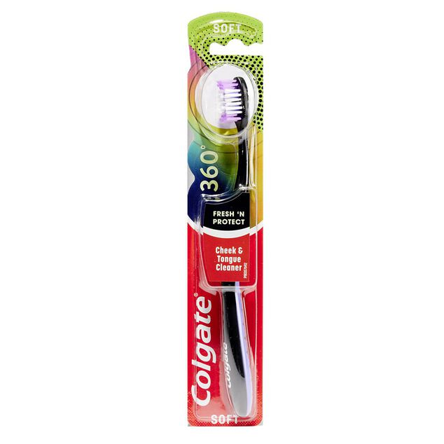Brosse &agrave; dents Colgate 360&deg; Fresh&Protect poils souples