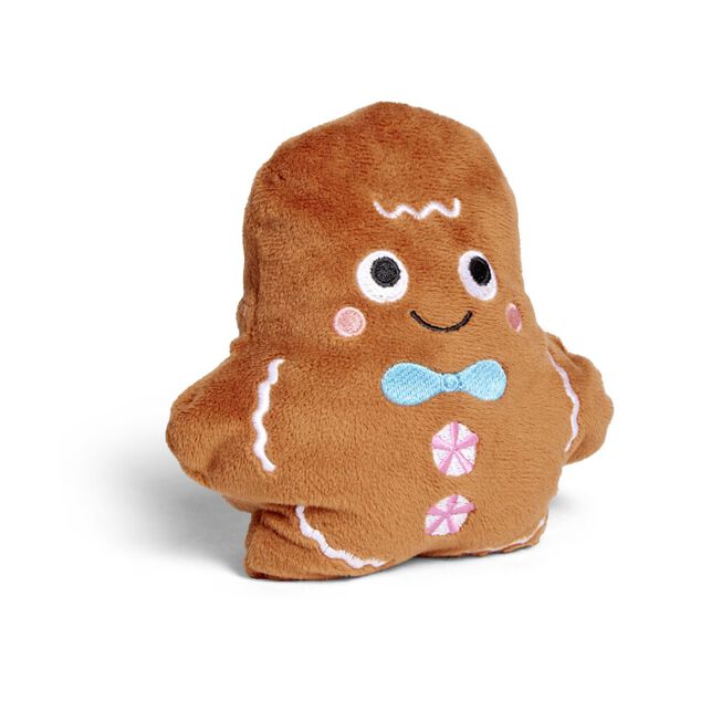 Bouillote Noël pain d'épices marron 14x15cm