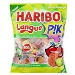 Bonbon Haribo Pik langue acides Maxi Partage sachet 500g