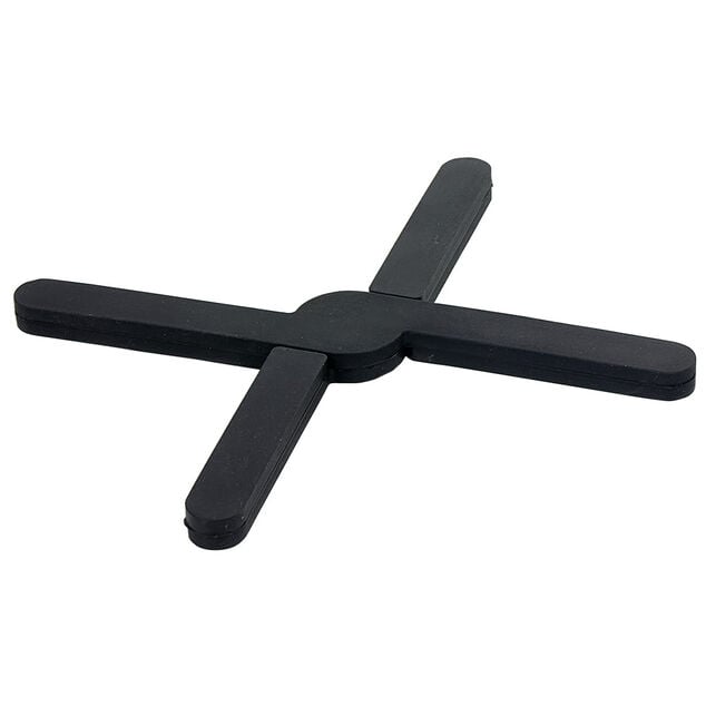 Dessous de plat extensible en silicone noir