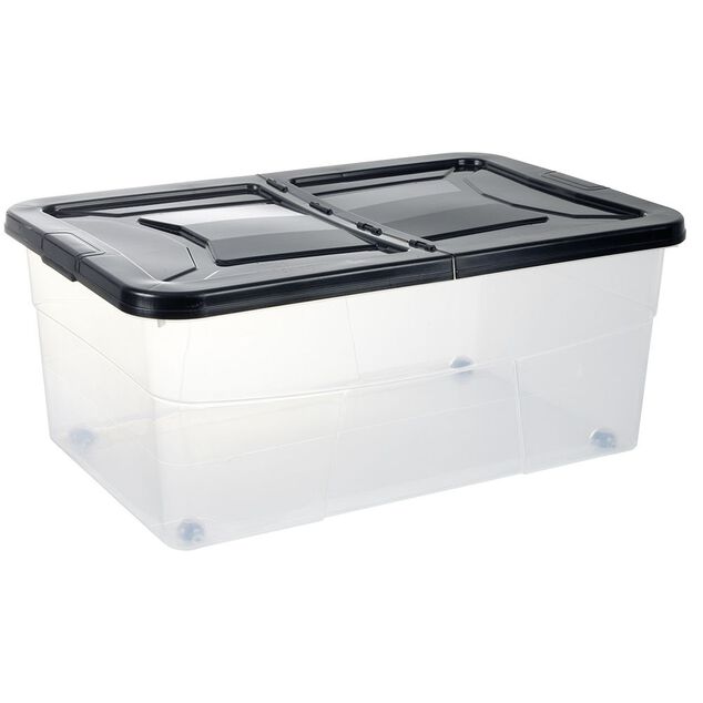 Box dessous de lit gris 45L