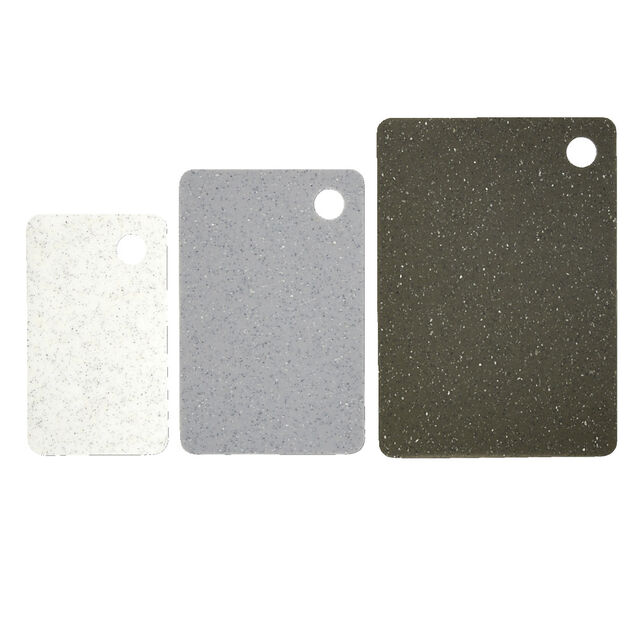 Set de 3 planches &agrave; d&eacute;couper design granite