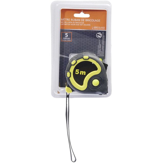 M&egrave;tre noir et jaune 5 m