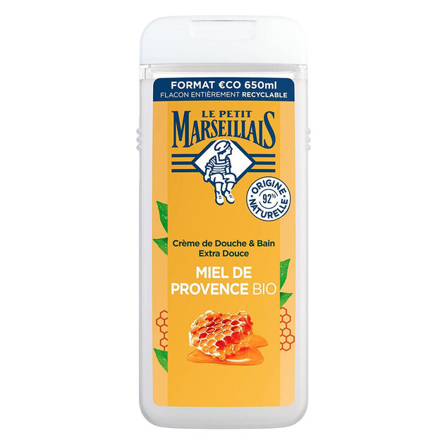 Gel douche et bain Le Petit Marseillais miel dor&eacute; de Provence 650ml
