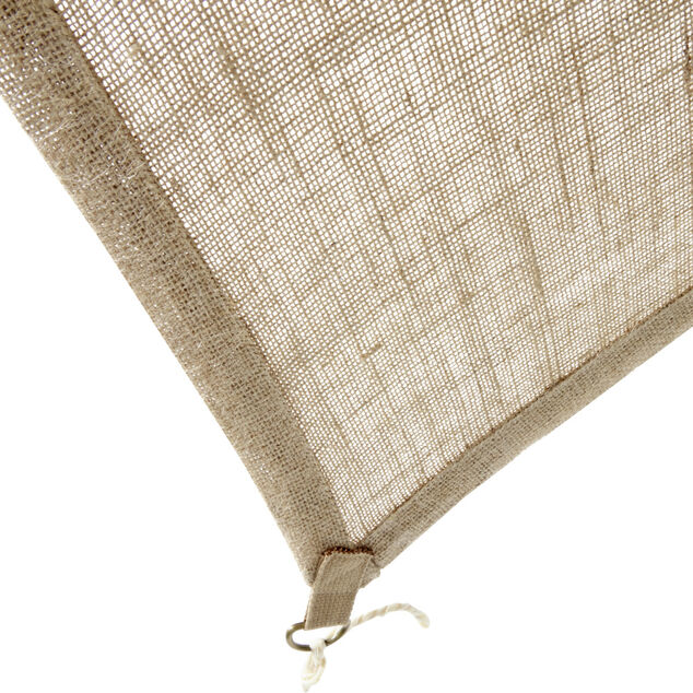 Voile d'ombrage rectangulaire Gala en jute 300x400cm