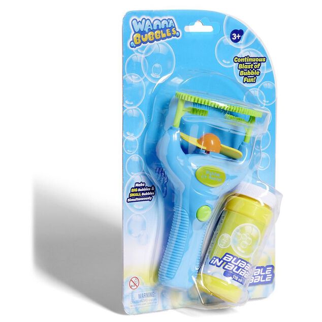 Pistolet lanceur &agrave; bulles 118 ml