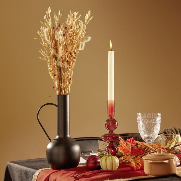 Verre à pied motif baroque 310ml H17cm