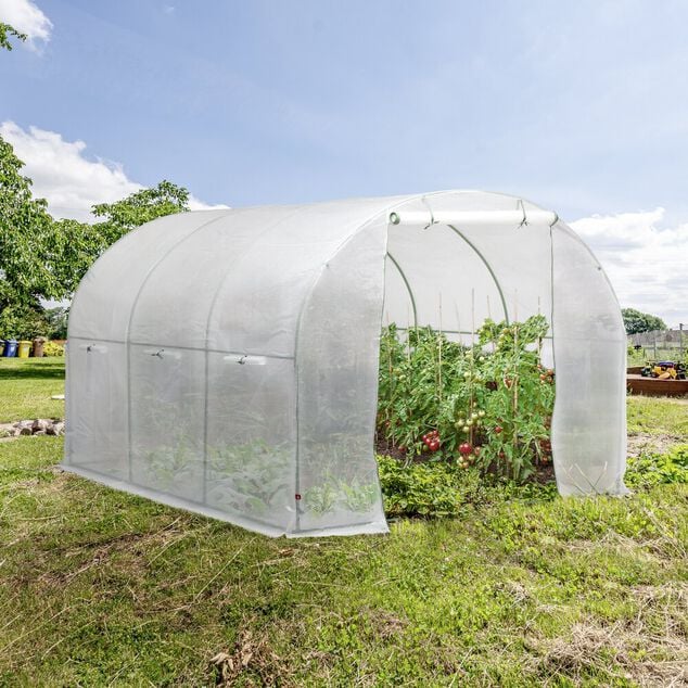 Serre tunnel 6m&sup2; 300x200xH200cm