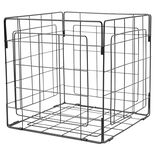 Panière Box Cube 31x31x31cm métal noir
