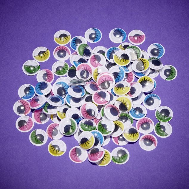 oeil collant et mobile x100 pour atelier cr&eacute;atif