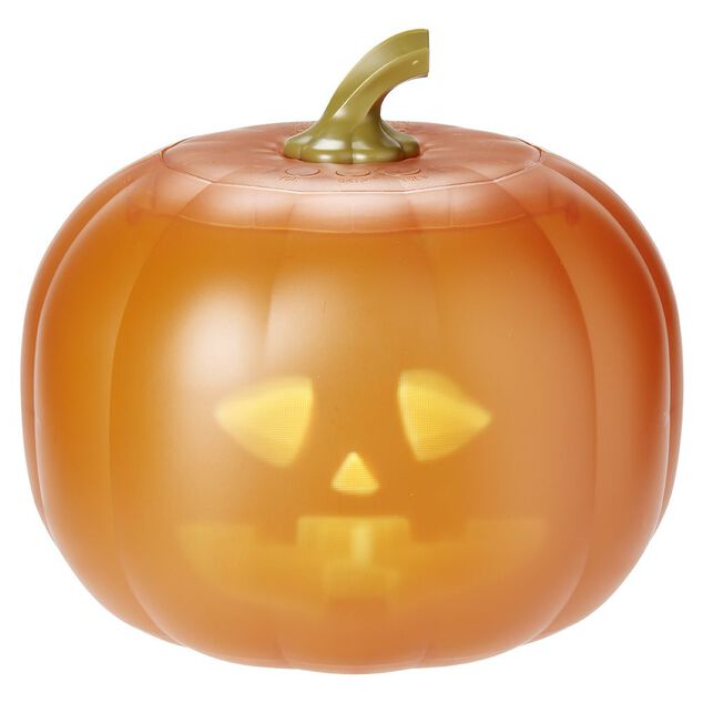 Citrouille anim&eacute;e orange