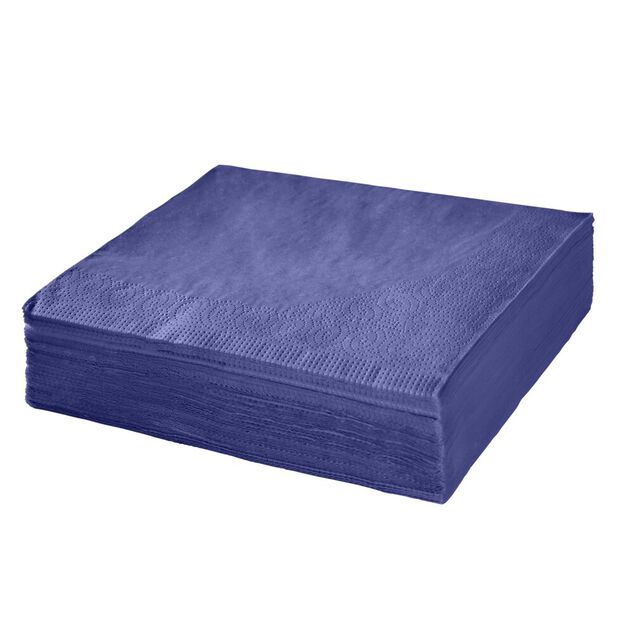 Serviette jetable en papier bleu x50