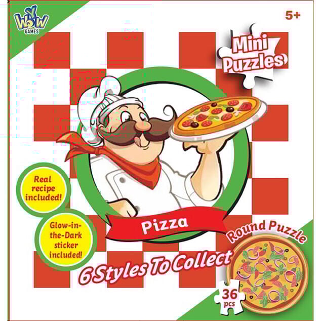 Puzzle rond pizza 36 pi&egrave;ces