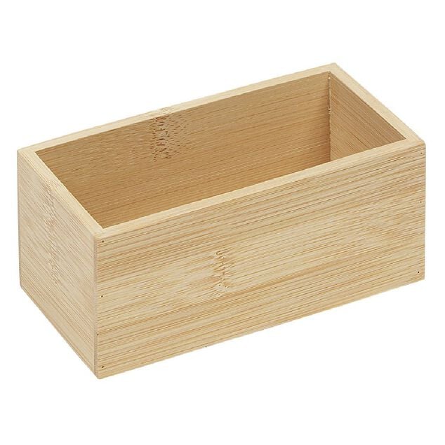 Bo&icirc;te en bambou organisateur 15x7,5xH6,5 cm