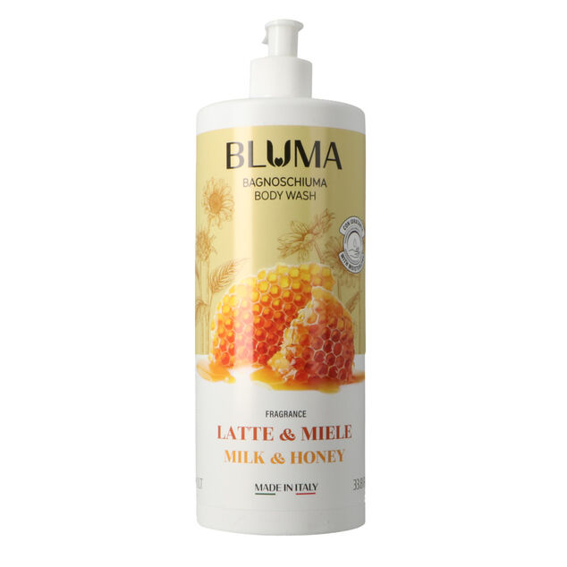 Gel douche Bluma lait et miel 1L