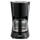 Cafetière programmable Homday noire 1,5L