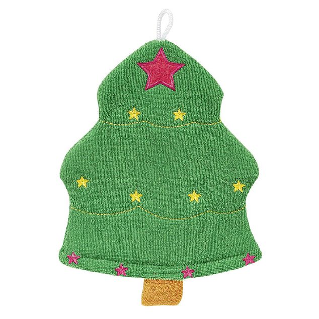 Gant de douche de Noël (3 modèles)