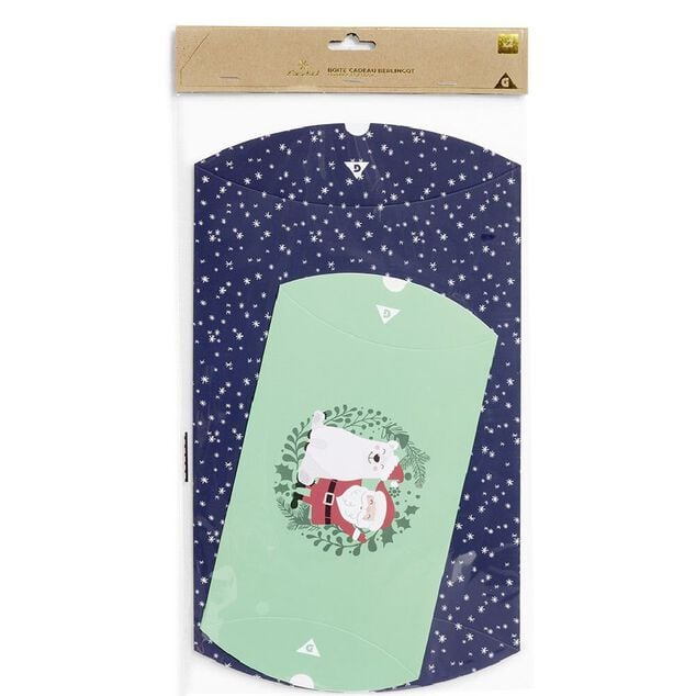 Bo&icirc;te cadeau berlingot No&euml;l enfant x2