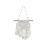 Kit DIY décoration macramé à suspendre en coton beige 10xH20cm