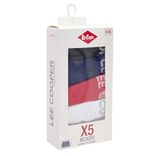 Boxer homme x5 Lee Cooper polyester XL/XXL (plusieurs mod&egrave;les)