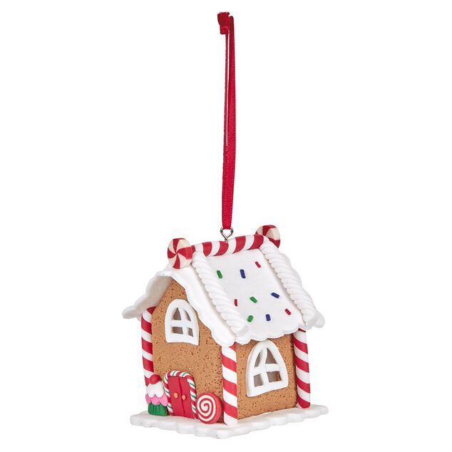 D&eacute;coration de No&euml;l &agrave; poser maison pain d'&eacute;pice