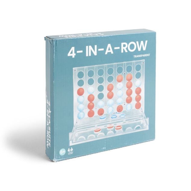 Jeu 4 d'affil&eacute;s transparent