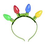 Serre t&ecirc;te de No&euml;l lumineux 4LED